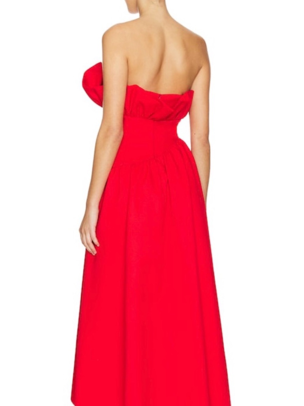 REVOLVE ELLIATT Laurel Dress Red XS | High-Low Hem Elegant Wedding Guest Dress - Picture 3 of 9